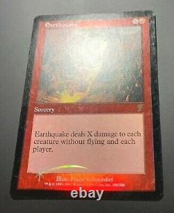 Magic the Gathering MTG Card FOIL Earthquake 7th Edition Nice 180/350