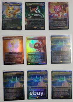 Magic the Gathering MTG Secret Lair x Sonic Foil and Non Foil Sets Lot of 32