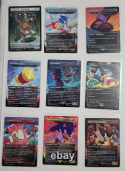 Magic the Gathering MTG Secret Lair x Sonic Foil and Non Foil Sets Lot of 32