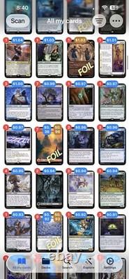 Magic the Gathering MTG card lot FOILS /RARES / Mythics
