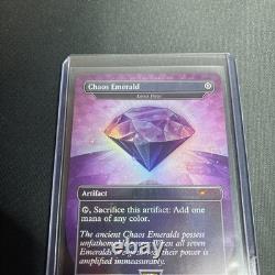 Magic the Gathering Sonic Secret Lair Chaos Emerald, Lotus Petal, Purple Foil