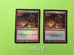 Magic the Gathering Wheel of Fortune Judge DCI MTG Promo Foil BOTH MINT x1