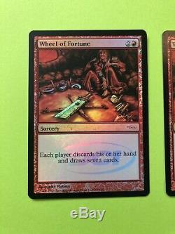 Magic the Gathering Wheel of Fortune Judge DCI MTG Promo Foil BOTH MINT x1