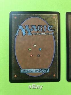 Magic the Gathering Wheel of Fortune Judge DCI MTG Promo Foil BOTH MINT x1