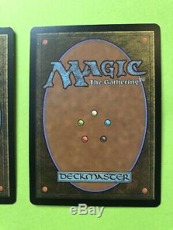 Magic the Gathering Wheel of Fortune Judge DCI MTG Promo Foil BOTH MINT x1