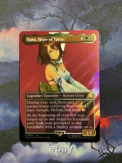 Magic the Gathering Yuna, Hope of Spira Borderless Surge Foil 549 Final Fantasy