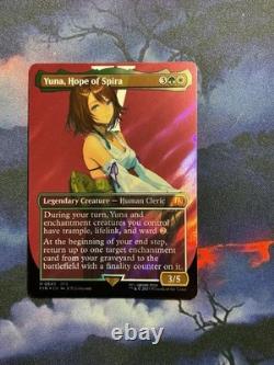 Magic the Gathering Yuna, Hope of Spira Borderless Surge Foil 549 Final Fantasy