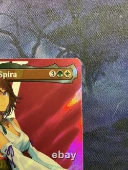 Magic the Gathering Yuna, Hope of Spira Borderless Surge Foil 549 Final Fantasy