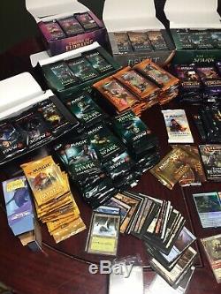 Magic the Gathering collection, OPENED booster packs, deck, rares, foils