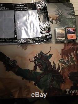 Magic the Gathering collection, partial. Binders, playmats, rares, foils