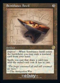 Magic the Gathering (mtg) BRR Semblance Anvil (Schematic) (Serial Numbered)