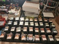 Magic the Gathering vintage to modern collection loose cards + sealed packs read