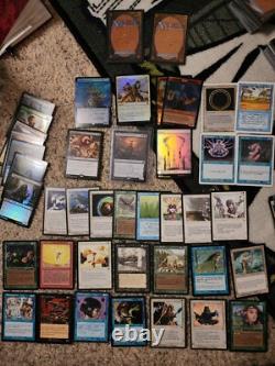 Magic the Gathering vintage to modern collection loose cards + sealed packs read