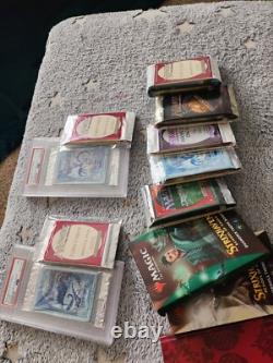 Magic the Gathering vintage to modern collection loose cards + sealed packs read