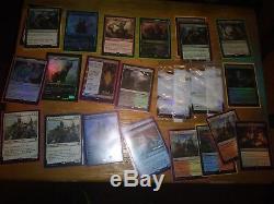 Magic the gathering collection old and recent sets lots of foils and signed