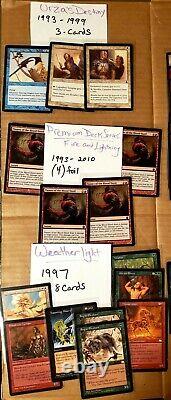 Magic the gathering lot of 250+ cards. Random, Alphabetized MP-NM! See pics