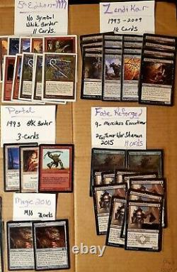 Magic the gathering lot of 250+ cards. Random, Alphabetized MP-NM! See pics