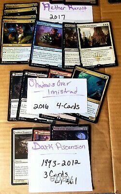 Magic the gathering lot of 250+ cards. Random, Alphabetized MP-NM! See pics