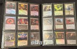 Magic the gathering rares collection binder foils, full arts, vintage