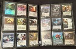 Magic the gathering rares collection binder foils, full arts, vintage