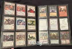 Magic the gathering rares collection binder foils, full arts, vintage