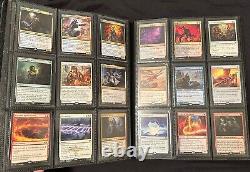 Magic the gathering rares collection binder foils, full arts, vintage