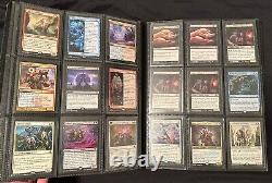 Magic the gathering rares collection binder foils, full arts, vintage