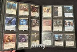 Magic the gathering rares collection binder foils, full arts, vintage