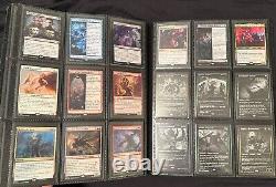 Magic the gathering rares collection binder foils, full arts, vintage