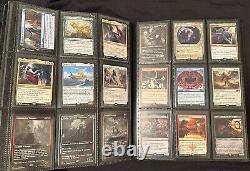 Magic the gathering rares collection binder foils, full arts, vintage