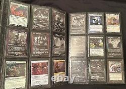 Magic the gathering rares collection binder foils, full arts, vintage