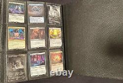 Magic the gathering rares collection binder foils, full arts, vintage