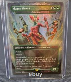 Magus Sisters Endurance Foil Borderless Card NM MTG Secret Lair #7008 FF