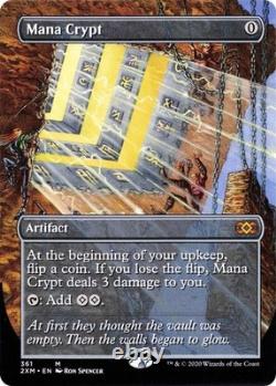 Mana Crypt (Borderless) #361 Foil (LP) Double Masters MTG