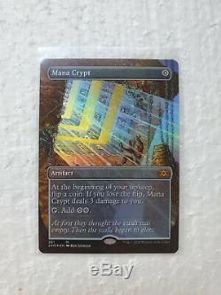 Mana Crypt Foil NM, MTG English Double Masters XM BOX TOPPER Qty 1x