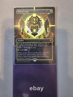 Mana Crypt Foil Yellow Neon 0017b Lost Caverns Of Ixalan MtG 17b Borderless SPG