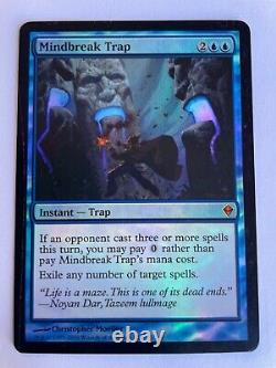 Mindbreak Trap FOIL Zendikar MP MTG Magic