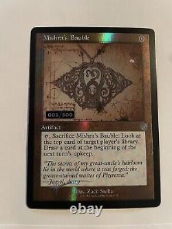 Mishra's Bauble schematic serialized Foil #005/500
