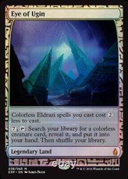 Moderate Play, English MTG Foil Eye of Ugin Foil Battle for Zendikar Block Exp