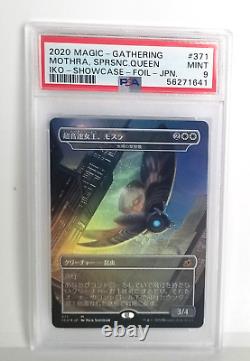 Mothra Supersonic Queen PSA 9 Mint Japanese Foil MTG #371 Ikoria 2020 Godzilla