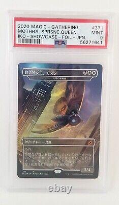 Mothra Supersonic Queen PSA 9 Mint Japanese Foil MTG #371 Ikoria 2020 Godzilla