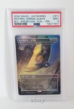 Mothra Supersonic Queen PSA 9 Mint Japanese Foil MTG #371 Ikoria 2020 Godzilla