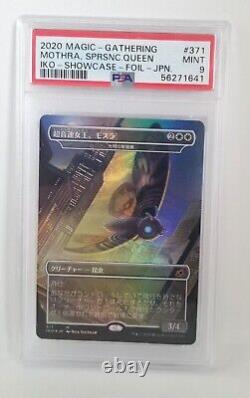 Mothra Supersonic Queen PSA 9 Mint Japanese Foil MTG #371 Ikoria 2020 Godzilla