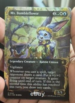 Ms. Bumbleflower RAISED FOIL #103 BLC Bloomburrow Commander MTG