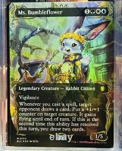 Ms. Bumbleflower RAISED FOIL #103 BLC Bloomburrow Commander MTG