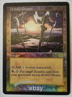 MtG ONSLAUGHT UNHOLY GROTTO FOIL LP Magic the Gathering