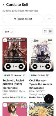 Mtg Collection Small Lot Final Fantasy Magic The Gathering