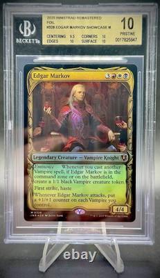 Mtg Edgar Markov Showcase Foil #328 Mythic BGS Pristine 10? Free Shipping