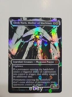 Mtg Elesh Norn, Mother Of Machines Borderless Step And Compleat Foil 420