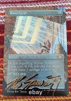 Mtg Foil Mana Crypt Topper Artist Proof AP Signed Limited To 30